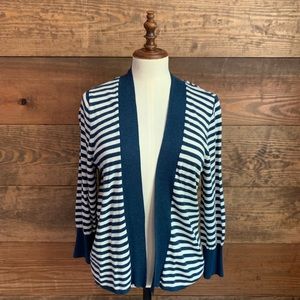 Christopher & Banks Knit Striped Cardigan